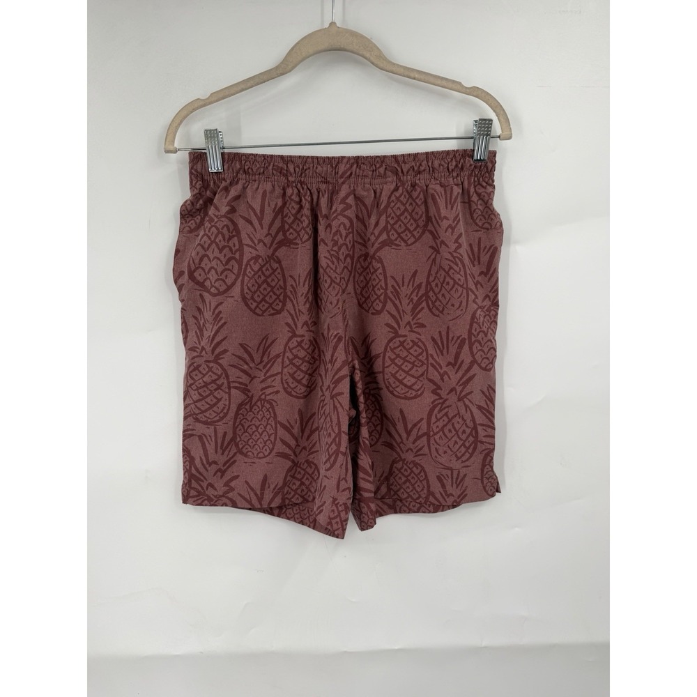 Chubbies Shorts Men M 7" Inseam Pineapple Stretch Performance Swim Resort Beach